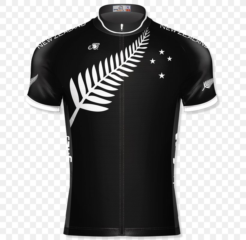 T-shirt Silver Fern Flag New Zealand Clothing, PNG, 669x800px, Tshirt, Active Shirt, Black, Brand, Clothing Download Free