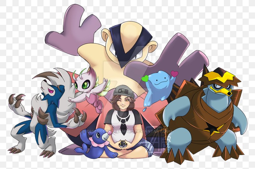 Digital Art Pokémon Fan Art, PNG, 800x544px, Watercolor, Cartoon, Flower, Frame, Heart Download Free
