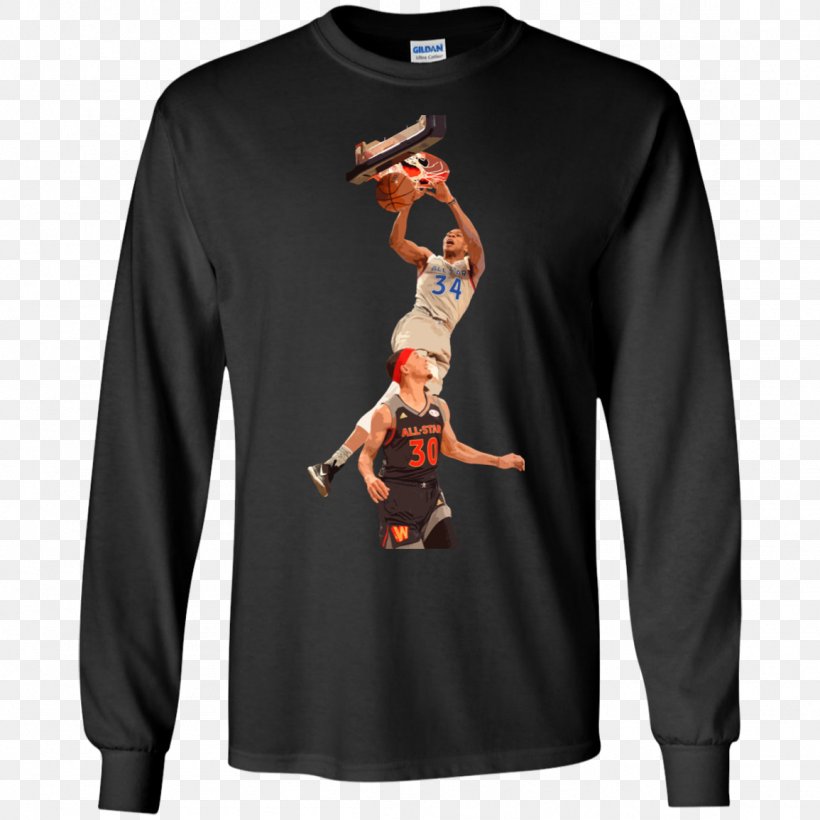 Long-sleeved T-shirt Hoodie, PNG, 1155x1155px, Tshirt, Clothing, Cotton, Giannis Antetokounmpo, Hoodie Download Free