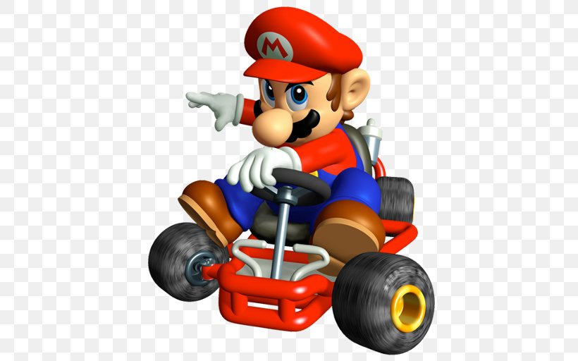 Mario Kart: Super Circuit Super Mario Kart Mario Kart 64 Mario Kart 7 Luigi, PNG, 512x512px, Mario Kart Super Circuit, Bowser, Figurine, Game Boy Advance, Luigi Download Free