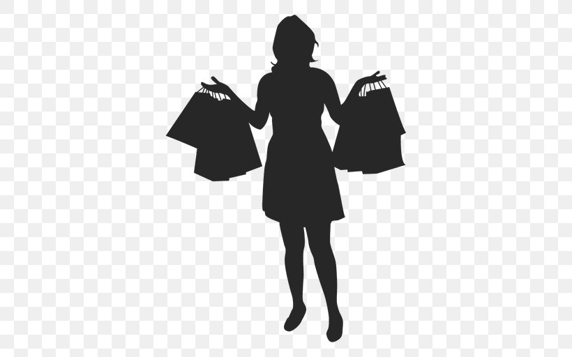 Shopping Bags & Trolleys Silhouette, PNG, 512x512px, Shopping, Bag, Black, Black And White, Brand Download Free