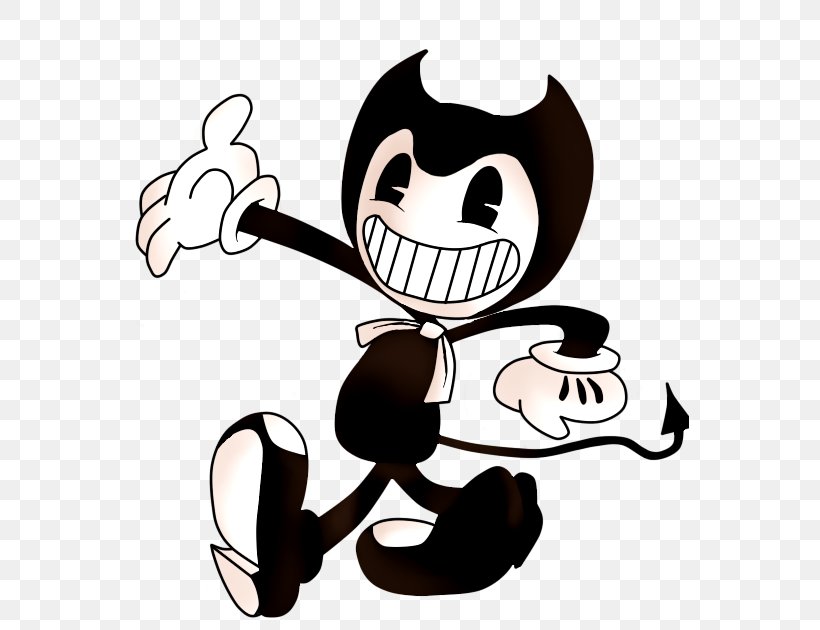 Bendy And The Ink Machine TheMeatly Games Printing, PNG, 559x630px, Bendy And The Ink Machine, Artwork, Black And White, Cartoon, Cat Like Mammal Download Free