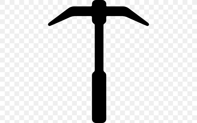 Black And White Symbol Garden Tool, PNG, 512x512px, Pickaxe, Black And White, Digging, Garden Tool, Gardening Download Free