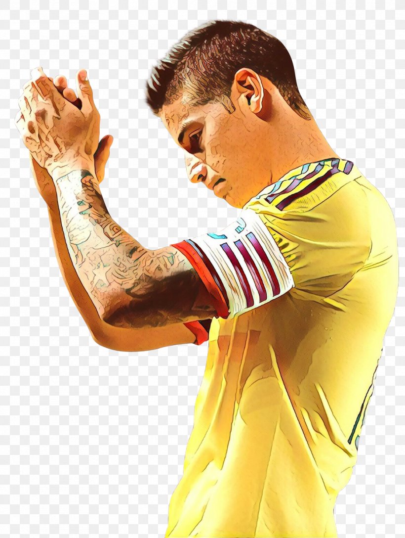 Arm Shoulder Yellow Joint Gesture, PNG, 1064x1412px, Cartoon, Arm, Elbow, Finger, Gesture Download Free