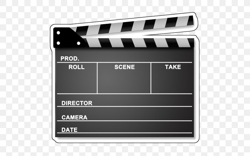 Clapperboard Film Director Television Film Cinema, PNG, 512x512px, Clapperboard, Art, Art Film, Brand, Camera Operator Download Free