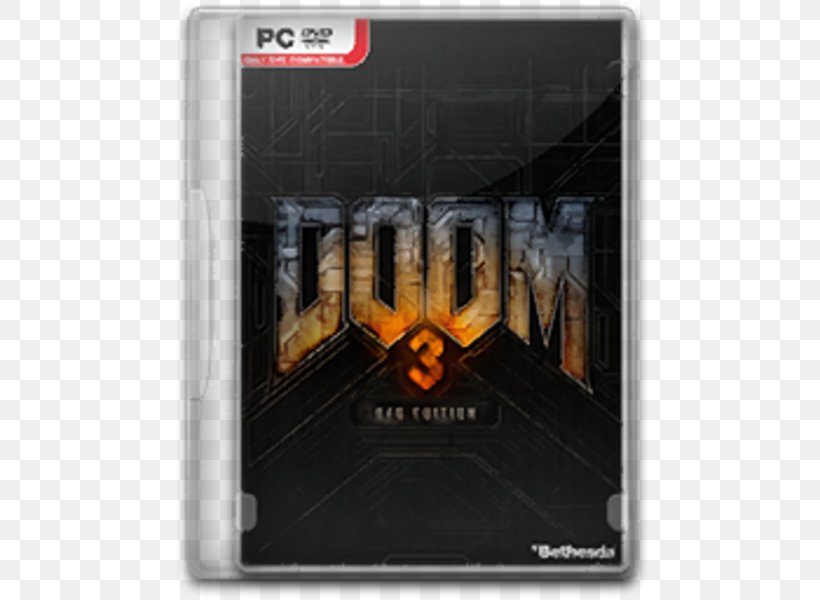 Doom 3: BFG Edition Doom 3: Resurrection Of Evil PlayStation 3 Xbox 360, PNG, 600x600px, Doom 3 Bfg Edition, Bfg, Brand, Doom, Doom 3 Download Free