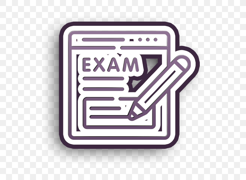 Exam Icon Online Learning Icon, PNG, 652x600px, Exam Icon, College, College Of Technology And Engineering, Course, Education Download Free