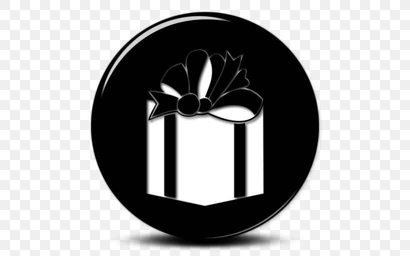 Gift Box White Clip Art, PNG, 512x512px, Gift, Black And White, Box, Brand, Christmas Download Free