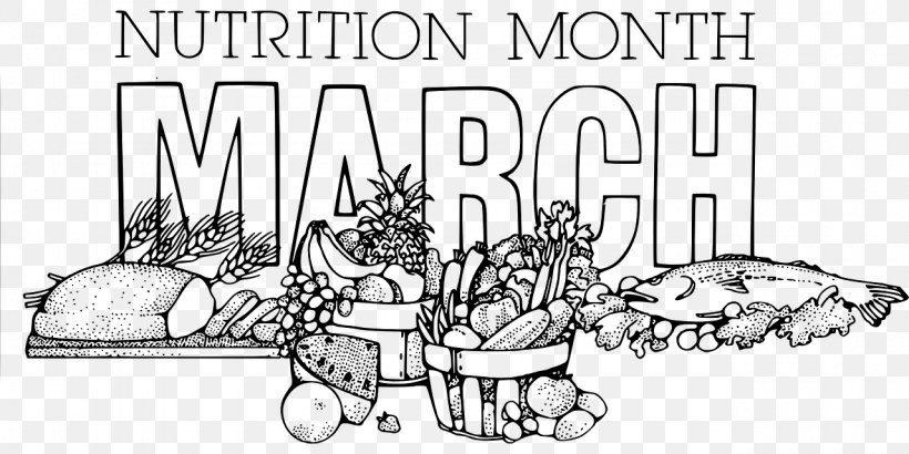Nutrition Education Coloring Book Health Clip Art, PNG, 1280x640px, Nutrition, Artwork, Black And White, Cartoon, Child Download Free
