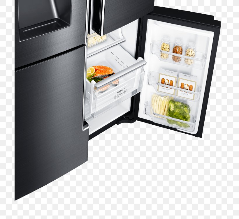 Refrigerator Samsung Kitchen Stainless Steel Freezers, PNG, 720x752px, Refrigerator, Cabinetry, Energy Star, Freezers, Home Appliance Download Free