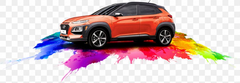 2018 Hyundai Kona Hyundai Motor Company Sport Utility Vehicle Car, PNG, 1349x470px, 2018 Hyundai Kona, Automotive Design, Automotive Exterior, Blue, Brand Download Free