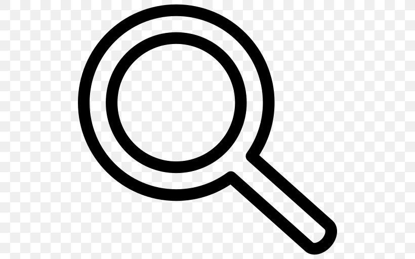Magnifying Glass Zooming User Interface, PNG, 512x512px, Magnifying Glass, Area, Black And White, Glass, Magnifier Download Free