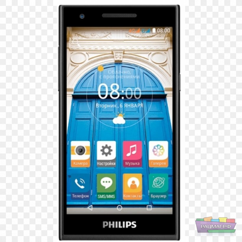 Philips Mobile Phones Smartphone Telephone Display Device, PNG, 1000x1000px, Philips, Android, Camera, Cellular Network, Clamshell Design Download Free