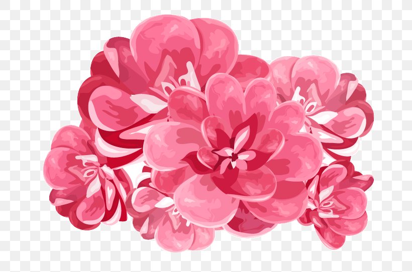 Pink Flowers Clip Art, PNG, 723x542px, Pink Flowers, Art, Blossom, Cartoon, Cut Flowers Download Free