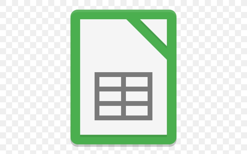 Clip Art Adobe Illustrator, PNG, 512x512px, Spreadsheet, Area, Brand, Green, Libreoffice Download Free
