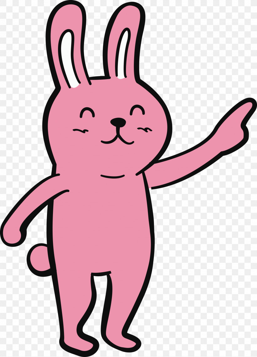 Rabbit Hares Cartoon Whiskers Animal Figurine, PNG, 2154x2999px, Cartoon Rabbit, Animal Figurine, Cartoon, Cute Rabbit, Line Download Free