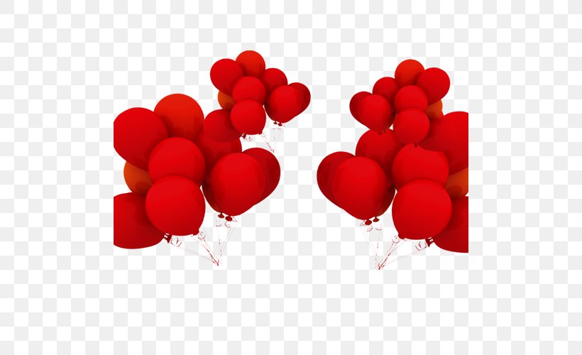 Red Balloon Clip Art, PNG, 500x500px, Red, Balloon, Color, Heart, Love Download Free