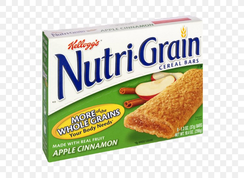 Breakfast Cereal Kellogg's Nutri-Grain Cereal Bars, PNG, 600x600px, Breakfast Cereal, Breakfast, Cereal, Flapjack, Flavor Download Free