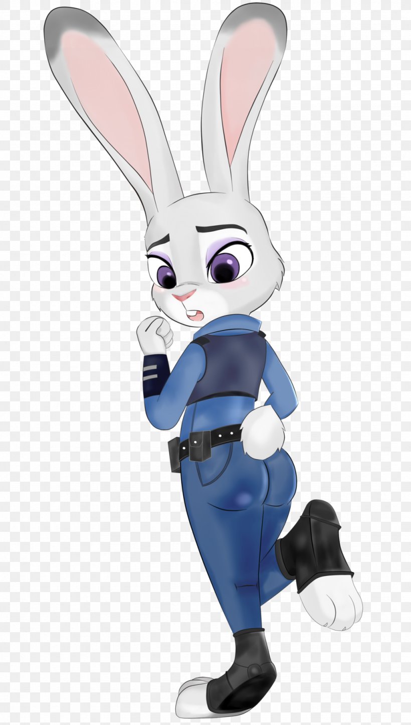 Rabbit Lt. Judy Hopps Battle Droid Nick Wilde, PNG, 1024x1805px, Watercolor, Cartoon, Flower, Frame, Heart Download Free