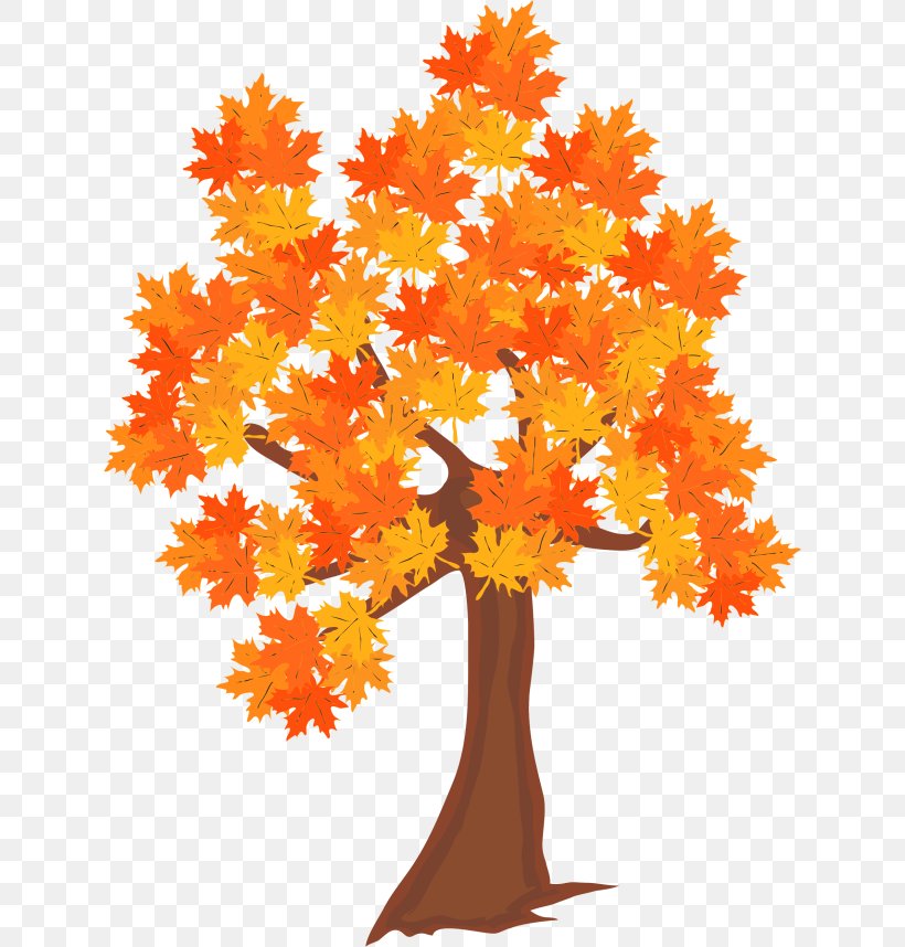 Autumn Tree Clip Art, PNG, 632x858px, Autumn, Branch, Flowering Plant, Leaf, Maidenhair Tree Download Free