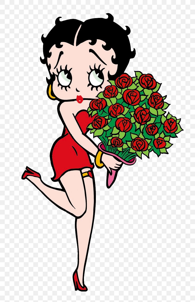Betty Boop Mother's Day Fleischer Studios, PNG, 773x1267px, Watercolor, Cartoon, Flower, Frame, Heart Download Free