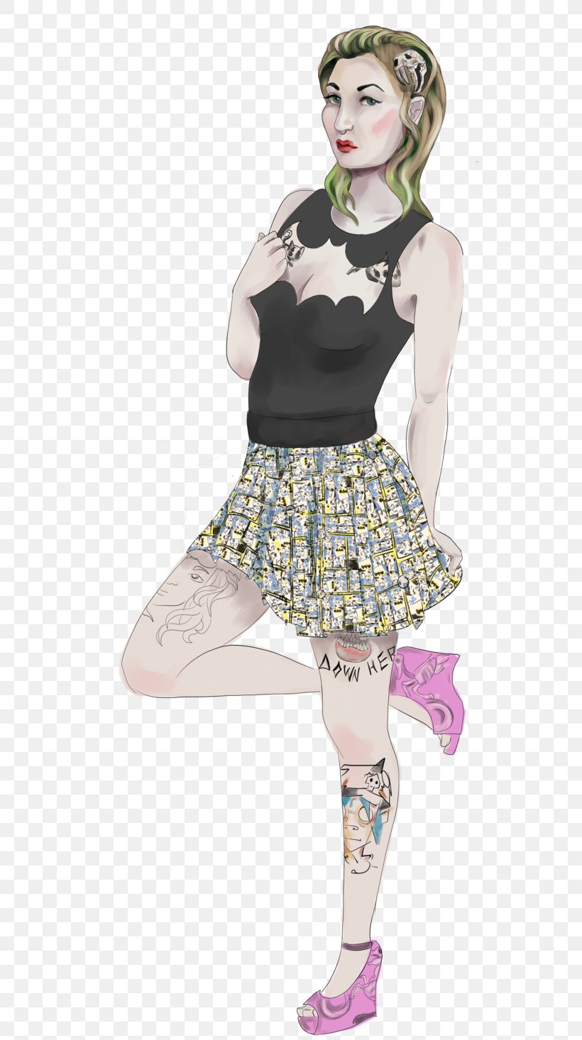 Costume Tights Skirt Character Shoe, PNG, 545x1466px, Watercolor, Cartoon, Flower, Frame, Heart Download Free
