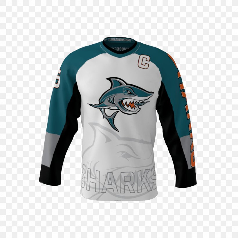 T-shirt San Jose Sharks Hockey Jersey Sleeve, PNG, 1024x1024px, Tshirt, Active Shirt, Baseball Uniform, Blue, Brand Download Free