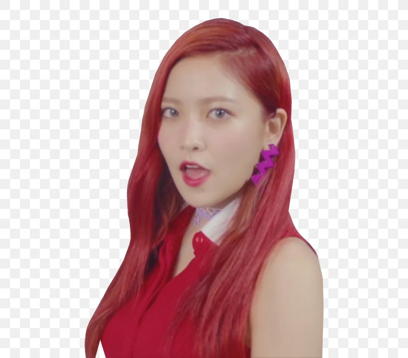 Yeri Red Velvet Russian Roulette Red Flavor Bad Boy, PNG, 599x720px, Yeri, Bad Boy, Brown Hair, Cheek, Chin Download Free