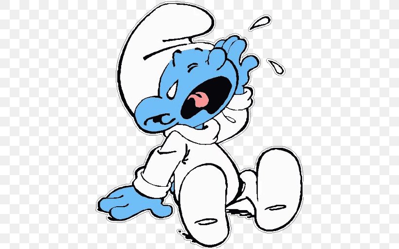 Baby Smurf Coloring Book Papa Smurf Drawing Crying, PNG, 512x512px, Watercolor, Cartoon, Flower, Frame, Heart Download Free