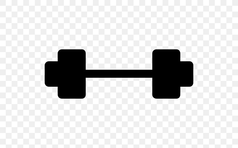 Rectangle Black And White Black, PNG, 512x512px, Weight Training, Black, Black And White, Cross, Dumbbell Download Free