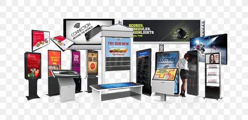 Interactive Kiosks Communication Multimedia Display Device, PNG, 1032x500px, Interactive Kiosks, Advertising, Communication, Computer Monitors, Display Advertising Download Free