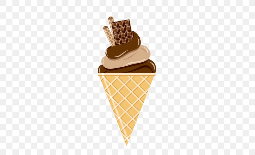Chocolate Ice Cream Egg Tart Ice Cream Cone, PNG, 500x500px, Ice Cream, Cake, Chocolate, Chocolate Ice Cream, Dairy Product Download Free