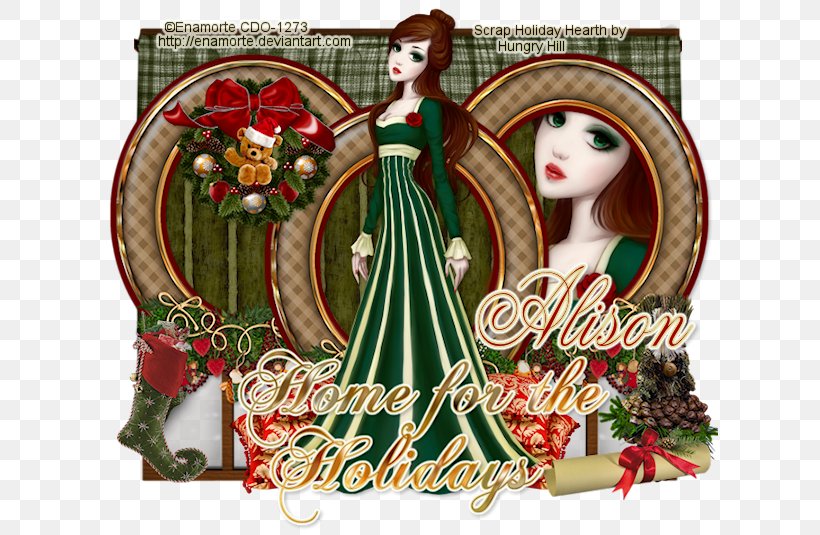 Christmas Ornament Character Flower Fiction, PNG, 617x535px, Christmas Ornament, Character, Christmas, Christmas Decoration, Fiction Download Free
