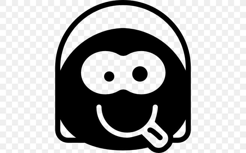 Smiley Emoticon Clip Art, PNG, 512x512px, Smiley, Area, Avatar, Black, Black And White Download Free