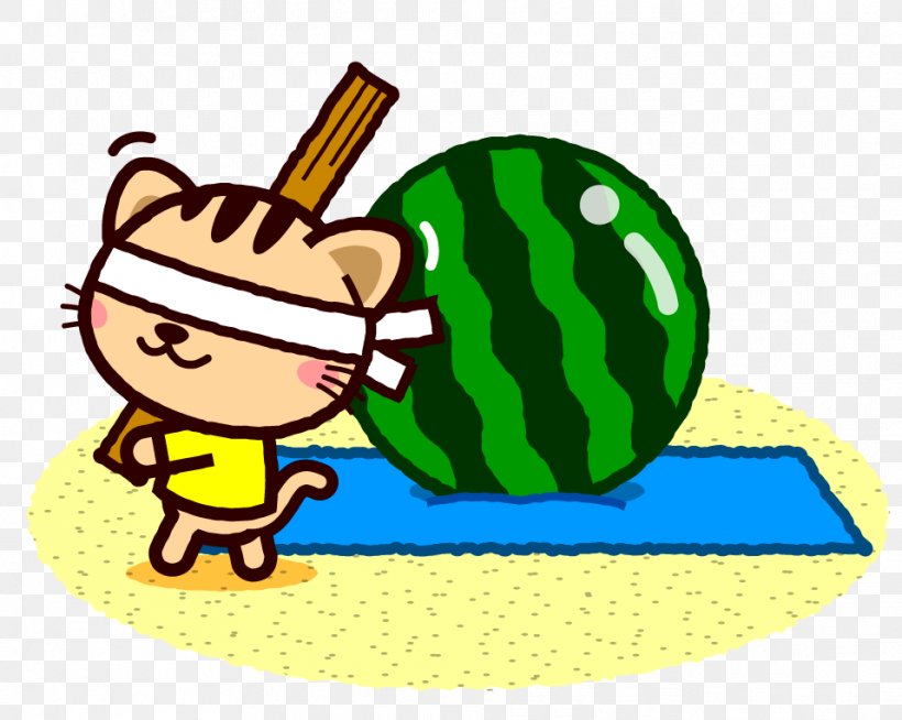 Suikawari Watermelon Illustration スマイルホーム, PNG, 957x764px, Suikawari, Artwork, Food, Fruit, Green Download Free