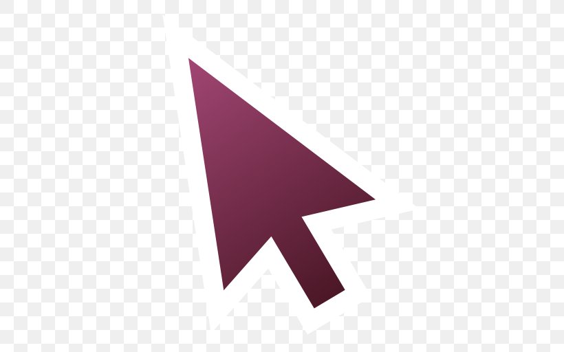 Triangle Purple Line, PNG, 512x512px, Pointer, Computer Software, Cursor, Magenta, Purple Download Free