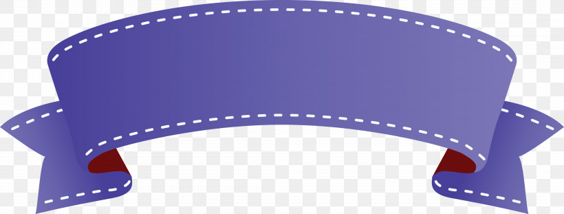 Arch Ribbon, PNG, 4264x1622px, Arch Ribbon, Coin Purse, Electric Blue, Purple, Violet Download Free