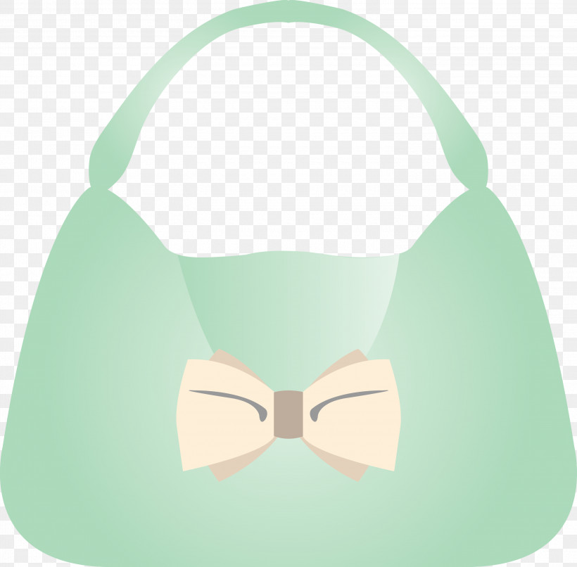 Bow Tie, PNG, 3000x2950px, Watercolor Handbag, Bow Tie, Green, White Download Free