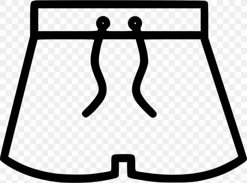 Clothing Shorts Pants Clip Art, PNG, 980x728px, Clothing, Area, Bermuda Shorts, Black, Black And White Download Free