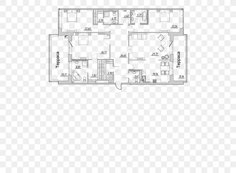 Floor Plan Line, PNG, 520x600px, Floor Plan, Area, Black And White, Design M, Diagram Download Free