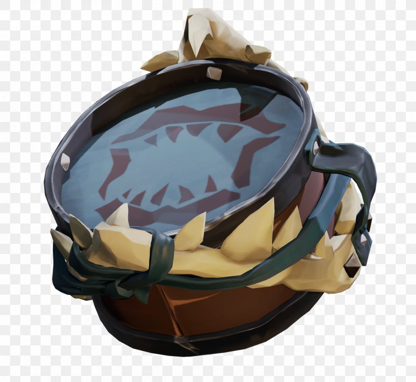 Sea Of Thieves: Forsaken Shores Sea Of Thieves: Cursed Sails Megalodon Xbox One Drum, PNG, 1715x1574px, Megalodon, Bag, Bicycle Helmet, Drum, Helmet Download Free