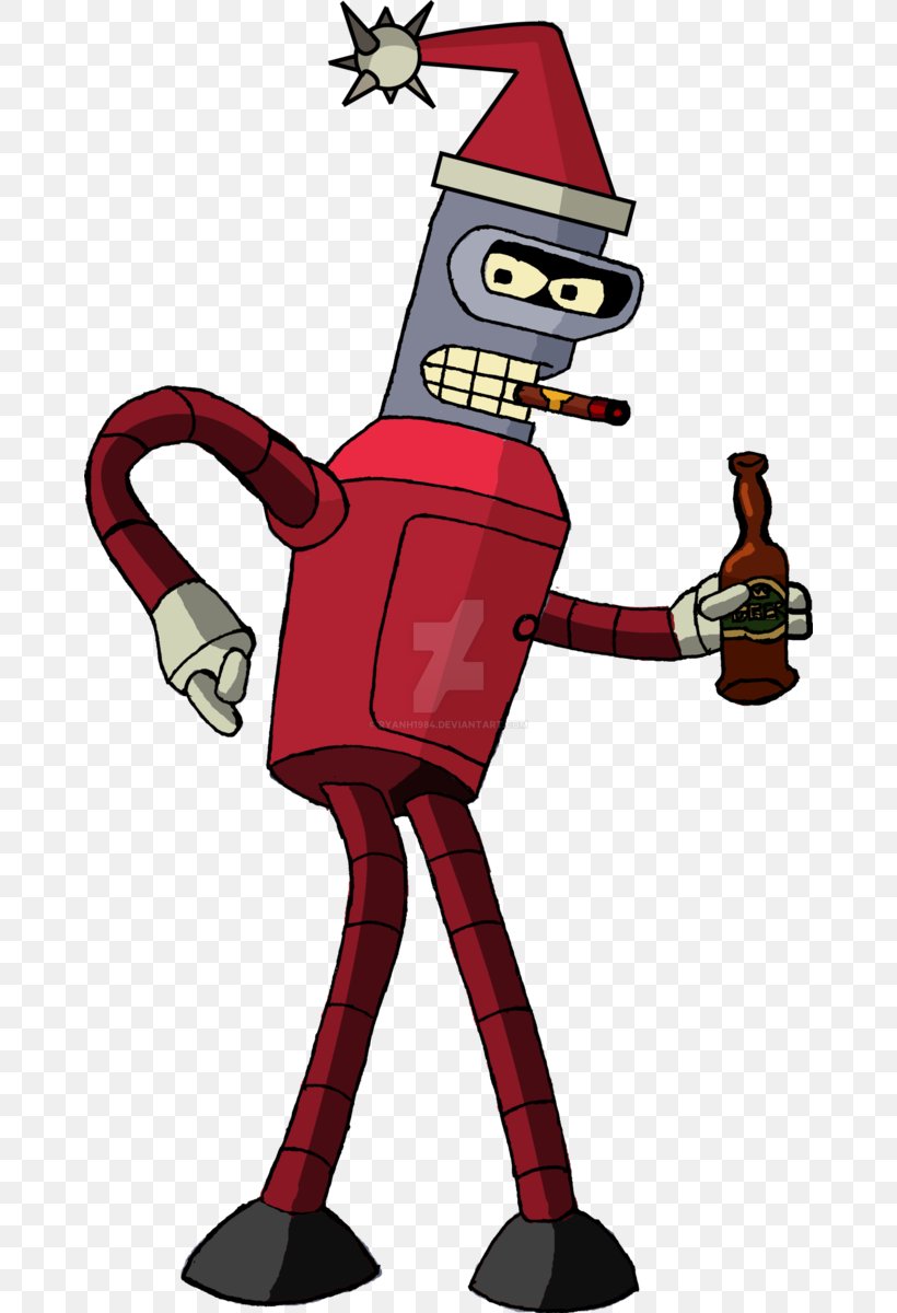 Bender Art Clip Art, PNG, 666x1200px, Bender, Art, Cartoon, Christmas ...