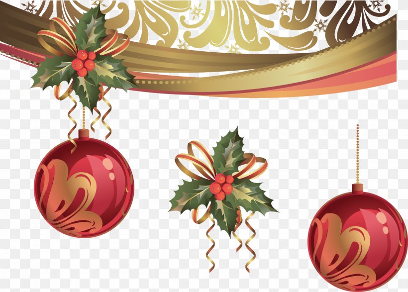 Christmas Ornament New Year Clip Art, PNG, 2599x1861px, Christmas Ornament, Christmas, Christmas Decoration, Christmas Tree, Decor Download Free