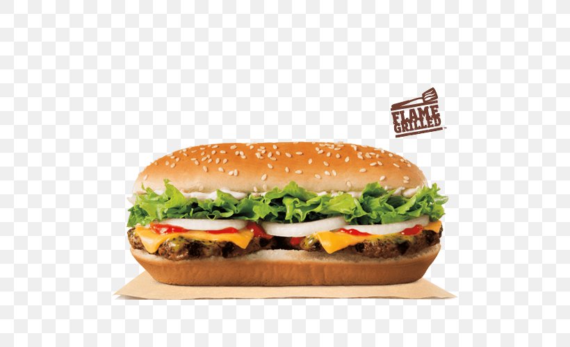 Hamburger Cheeseburger Burger King Butter Whopper, PNG, 500x500px, Hamburger, American Food, Beef Patty, Breakfast Sandwich, Buffalo Burger Download Free