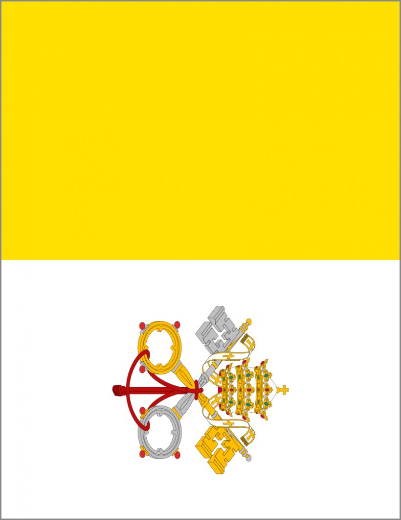 St. Peter's Basilica Apostolic Palace Flag Of Vatican City Clip Art, PNG, 850x1100px, Apostolic Palace, Area, Brand, Diagram, Flag Download Free