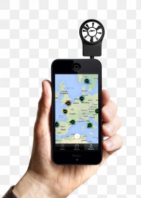 Metering Station - Anemometer Wind Speed Handheld Devices Weather Station PNG