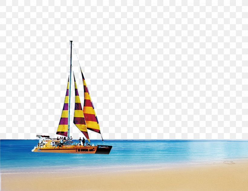 Sailing, PNG, 1000x771px, Sailing Ship, Beach, Boat, Calm, Gratis Download Free