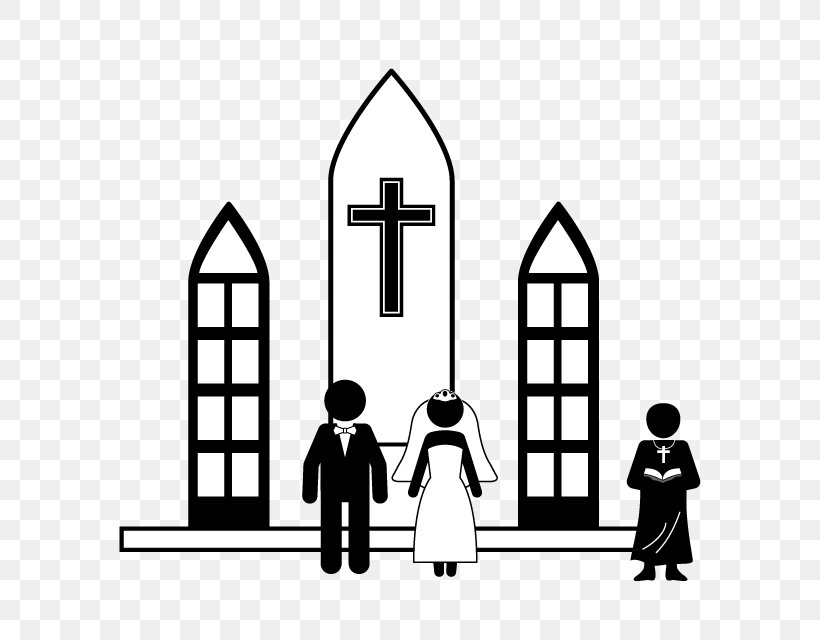 Chapel Clip Art Church Wedding Marriage, PNG, 640x640px, Chapel, Arch, Area, Black And White, Brand Download Free
