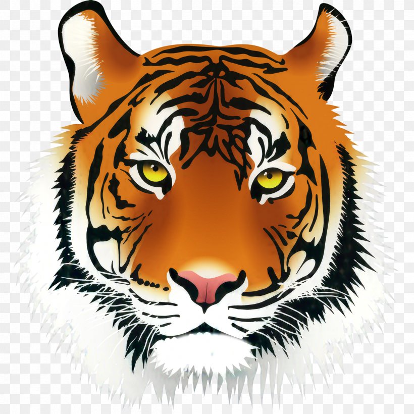 Clip Art Tiger Vector Graphics Drawing, PNG, 2400x2400px, Tiger, Art, Bengal Tiger, Big Cats, Carnivore Download Free