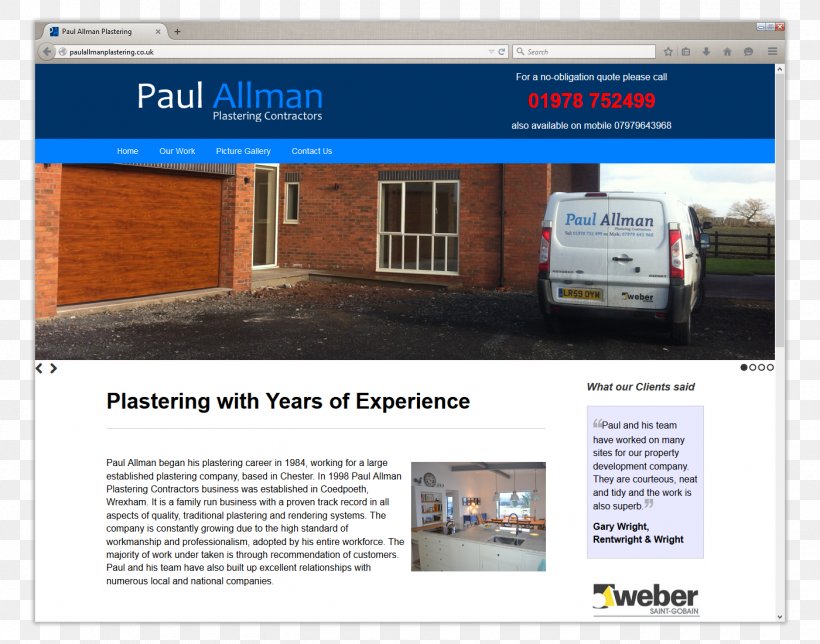 Paul Allman Plastering Contractors Stack Web Design Wrexham, PNG, 1400x1100px, Web Design, Advertising, Brand, Business, General Contractor Download Free
